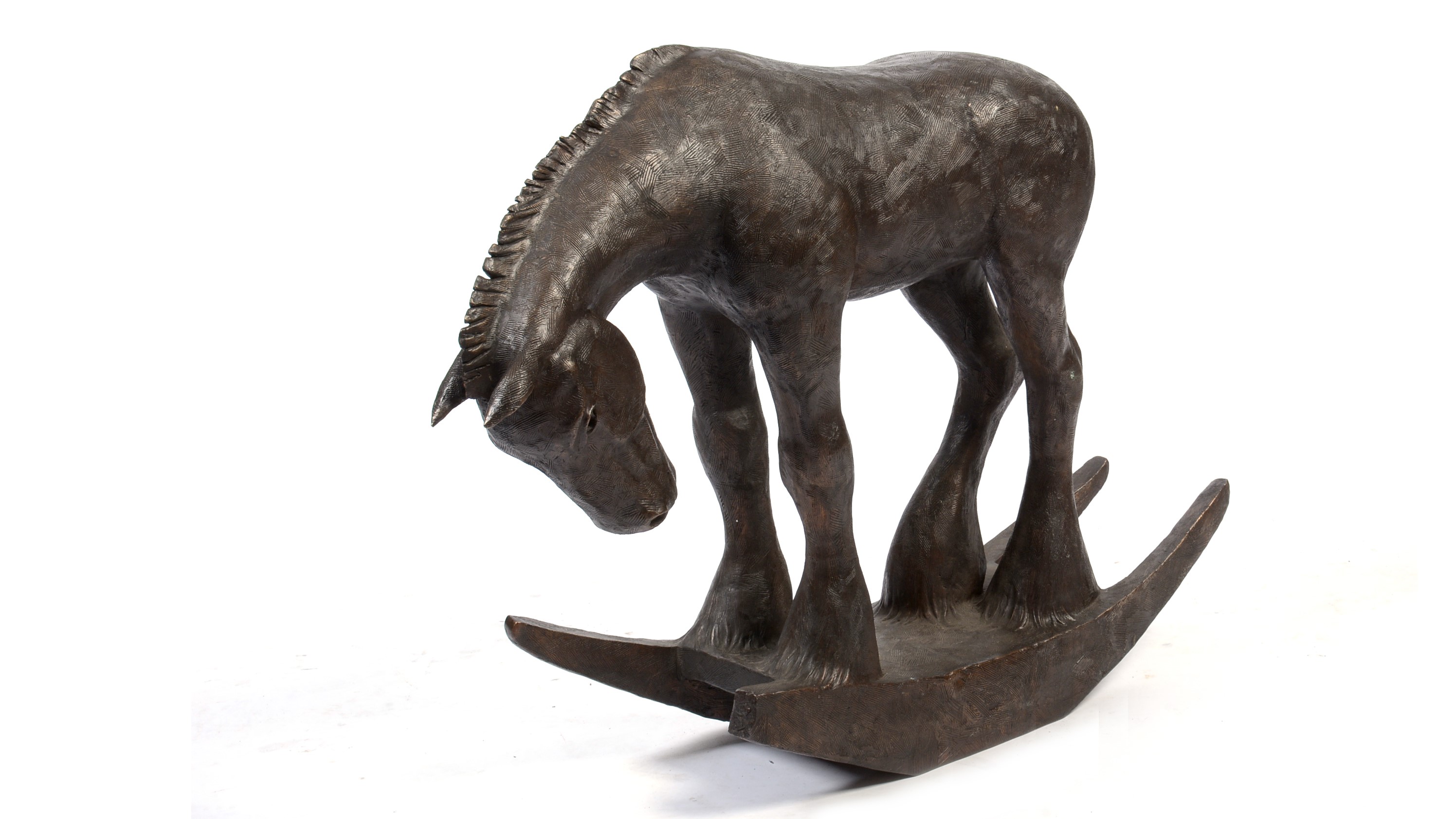 Bronze sculpture of horse by Andy Scott
