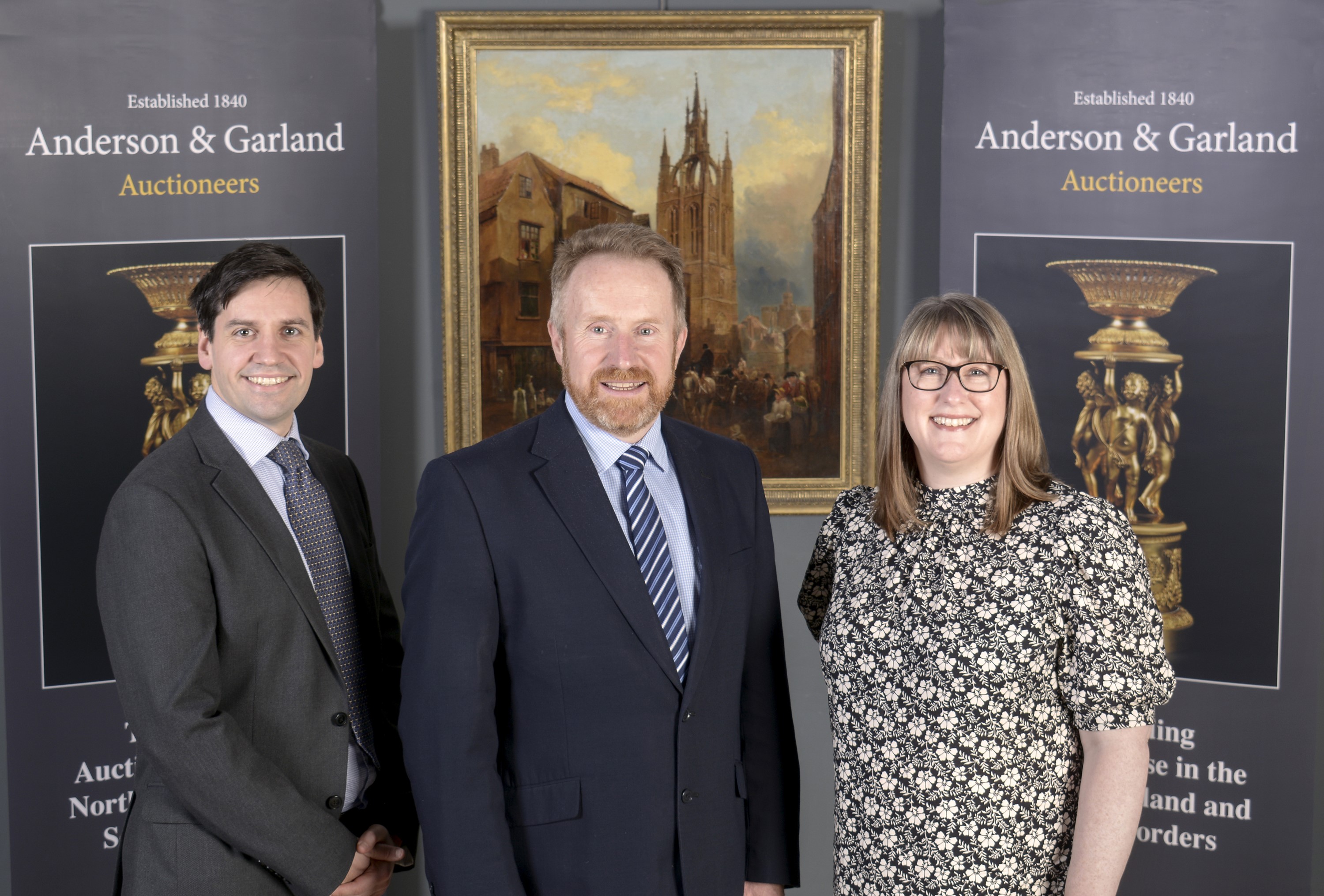 Fred Wyrley-Birch, Director (left), Julian Thomson, Managing Director (center), Alison Orgill, Director (right).