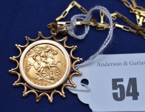 Lot 54 - An Elizabeth II gold half sovereign, 1982, in...