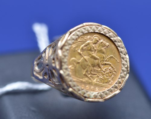 Lot 65 - An Elizabeth II gold half sovereign, 1982, in...