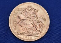 Lot 148 - A George V gold sovereign, 1912.