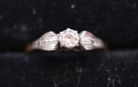 Lot 236 - A single-stone diamond ring, the brilliant cut...