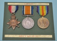 Lot 23 - A group of WWI General Service Medals awarded...