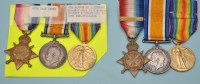 Lot 24 - Royal Army Medical Corps: a group of three WWI...