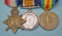 Lot 35 - A group of three WWI General Service Medals...
