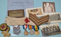 Lot 38 - A group of three WWI General Service Medals...