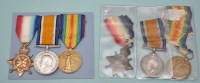 Lot 46 - Royal Army Medical Corps: a group of three WWI...