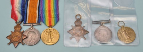 Lot 59 - Royal Army Medical Corps: a group of three WWI...