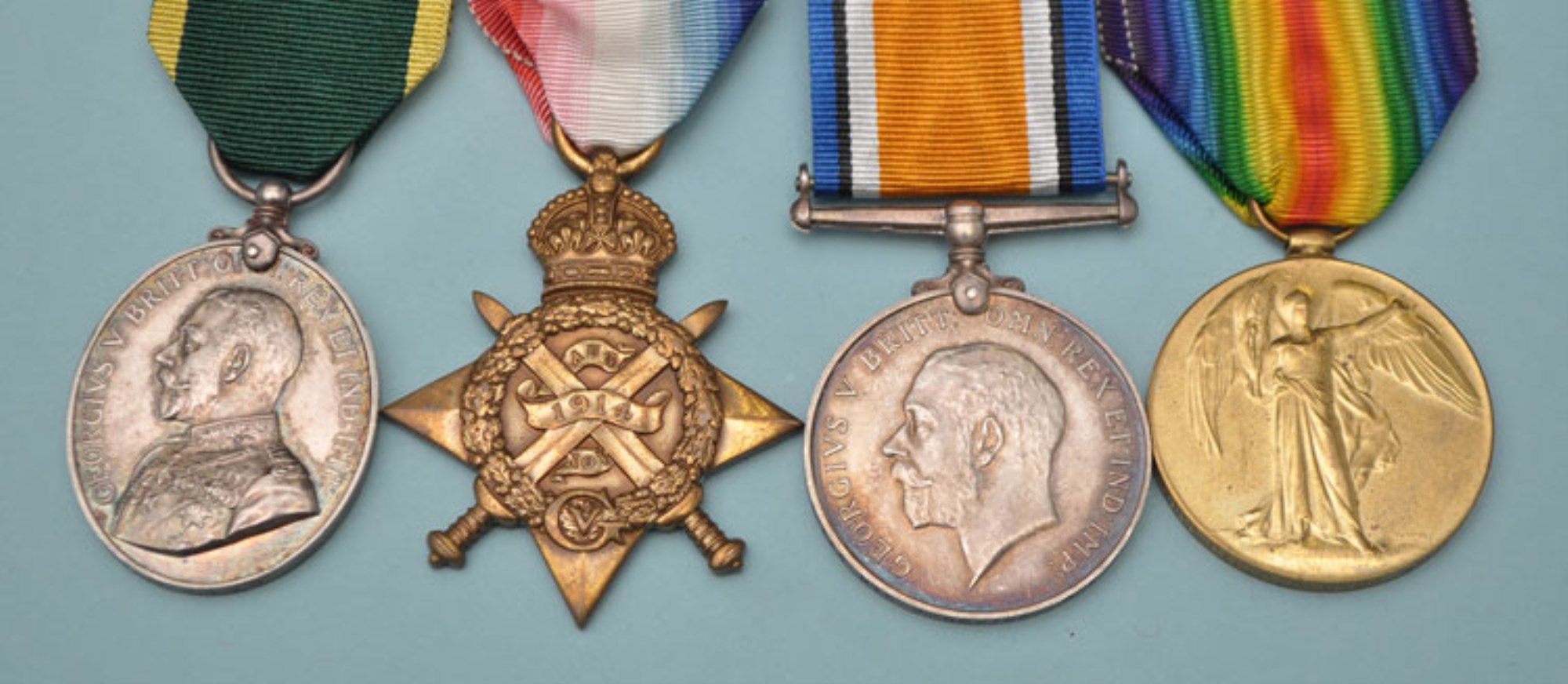 Lot 60 - A Group Of WWI And Later Medals, Awarded To: