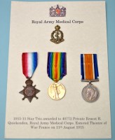Lot 62 - A group of WWI General Service Medals awarded...