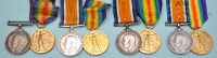 Lot 73 - Four pairs of WWI General Service Medals...