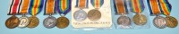 Lot 88 - Five pairs of WWI General Service Medals...
