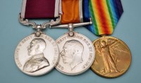 Lot 96 - WWI and later medals awarded to: 12413 acting...