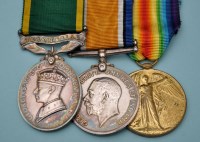 Lot 97 - WWI and later medals awarded to: 3469...
