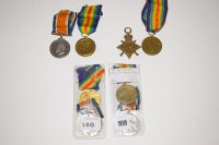 Lot 100 - WWI Medals: a pair to include Victory Medal...