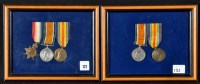 Lot 121 - A group of three WWI General Service Medals...