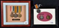 Lot 122 - A group of three WWI General Service Medals...