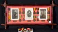Lot 128 - A group of four Belgian war medals awarded to:...