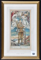 Lot 137 - Clement Heaton: an Arts and Crafts stained...