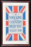 Lot 142 - Propaganda poster ''Your King and Country...
