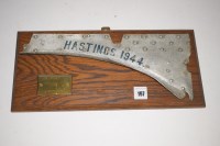 Lot 197 - A part of a V2 Rocket, painted 'Hastings, 1944'...