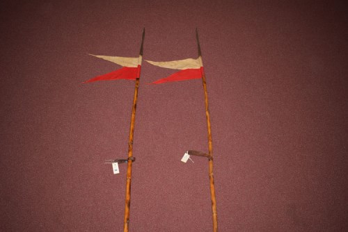 Lot 203 - A pair of WWI British Cavalry lance, the...
