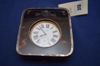 Lot 313 - A silver plated Goliath pocket watch, by...