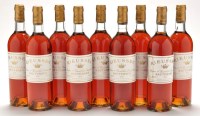 Lot 742 - Nine bottles of Rieussec Chateau Premier Grand...