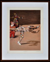 Lot 26 - Ruskin Spear, CBE, RA - ''At the circus'',...