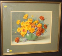 Lot 84 - J*** Woodhouse Stubbs - flowers in a vase,...