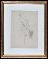 Lot 89 - Franklin White - female nude study, signed,...