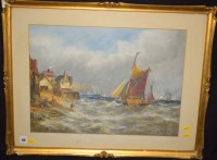 Lot 119 - R*** T*** Wilding - sailing barges off the...