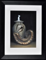 Lot 151 - Suzanne Speak - still-life study of a vase and...