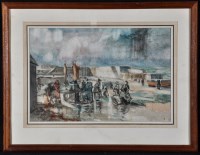 Lot 173 - William Grant Murray, ARCA - figures and boats...