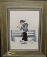 Lot 255 - Robert Olley - ''Every man and every woman is...