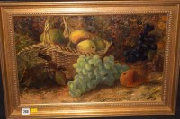 Lot 268 - **** Elliott - a still-life study of fruit in...