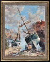 Lot 287 - Paul R*** Whitehouse - ''Whitby 1890'', signed;...
