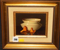 Lot 298 - R*** Berger - still-life study of mushrooms...