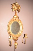 Lot 1186 - A pair of Regency style grande style mirror...