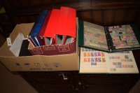 Lot 59 - A large quantity of stamp albums and some...