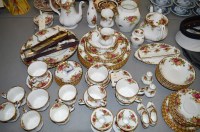 Lot 342 - A Royal Albert 'Old Country Rose' pattern part...