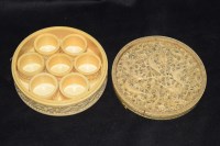 Lot 94 - A late 19th Century Chinese carved ivory...