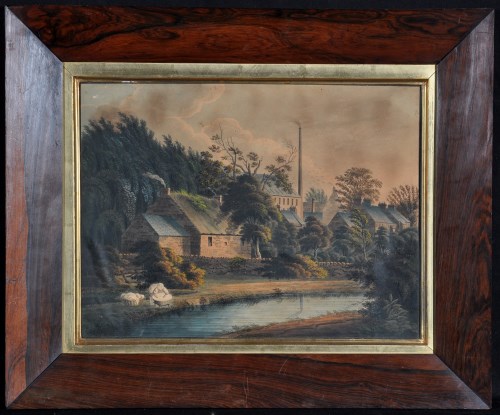 Lot 90 - William Porteous (1831-c.1882) A scene in an...