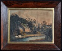 Lot 90 - William Porteous (1831-c.1882) A scene in an...