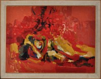 Lot 142 - Peter Welton (Contemporary) Still-life ''Red'',...