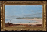 Lot 174 - James Shotton (1824-1896) Cullercoats, oil on...