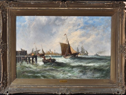 Lot 213 - Edwina W.** Lara, (1850-1882), fishing boats...