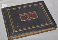 Lot 322 - 'Egypt and Italy 1883', album of photographs,...
