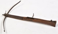 Lot 349 - An 18th Century German crossbow, the cast iron...