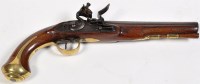 Lot 357 - A late 18th Century flintlock pistol, by Durs...